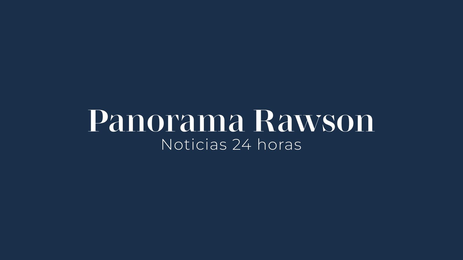Portada del proyecto Panorama Rawson