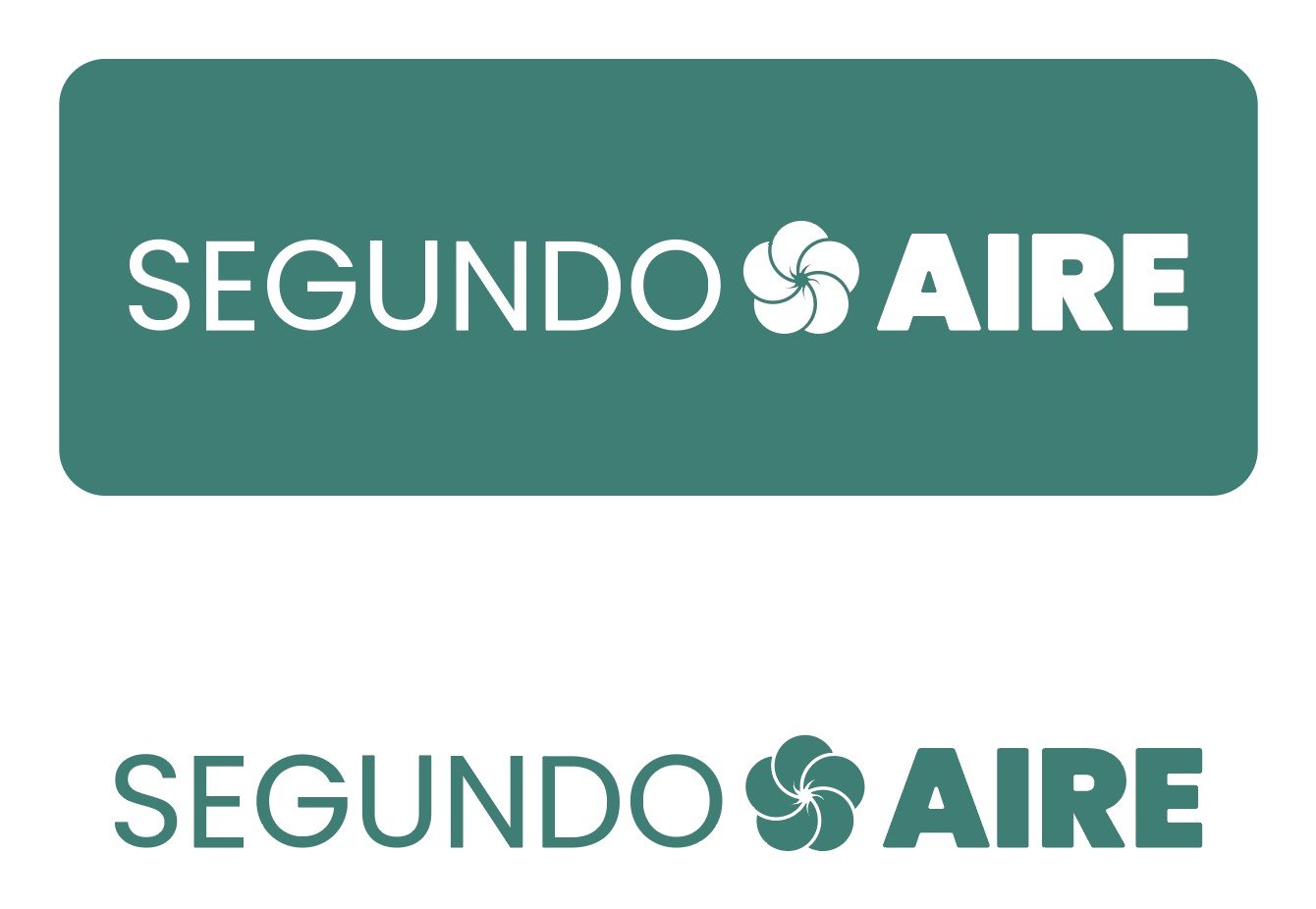 Versiones del logo de Segundo Aire